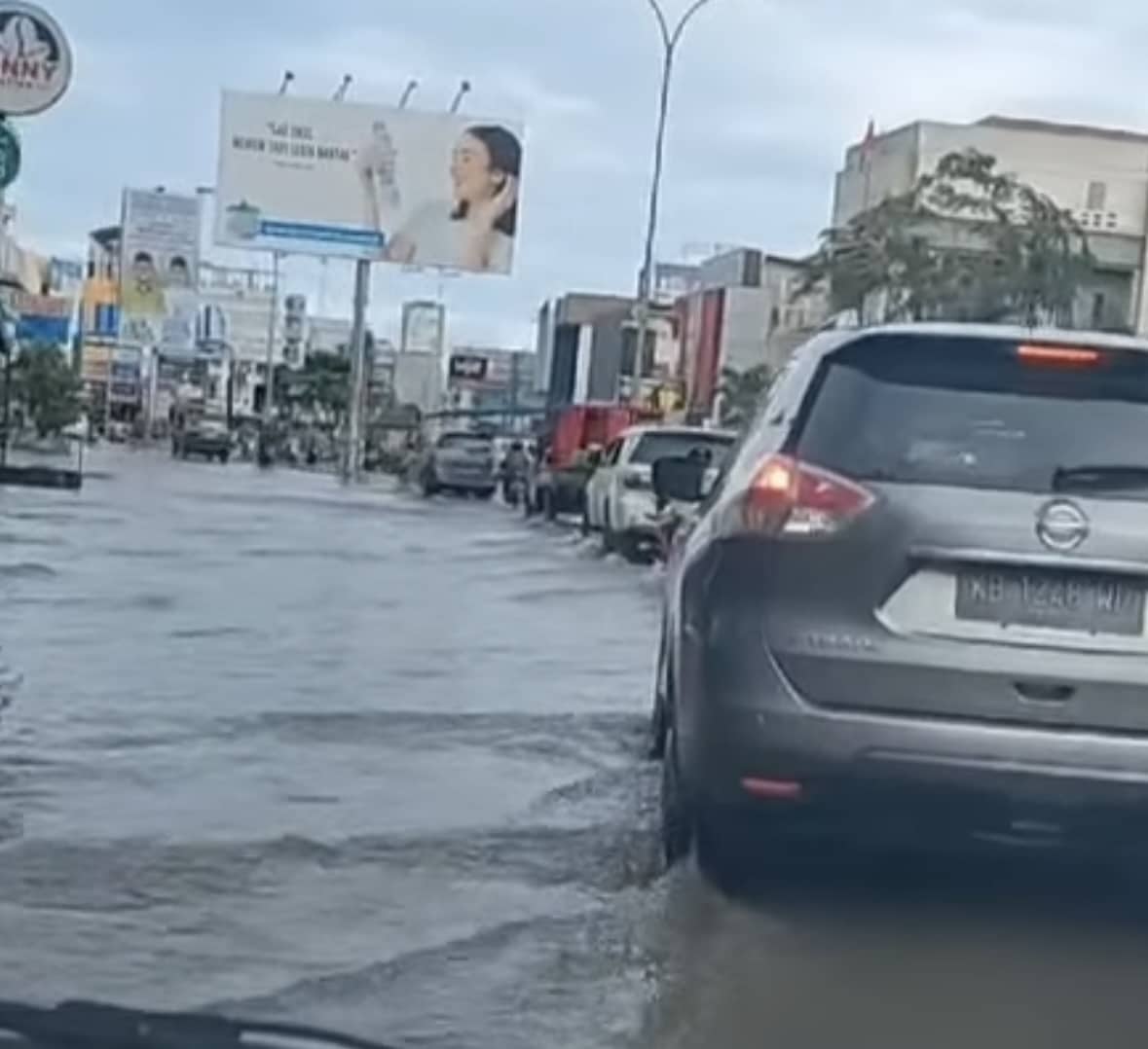 Foto dokumentasi banjir pada beberapa waktu lalu yang melanda Kota Pontianak