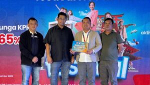 Penyerahan Donasi REI Kalbar untuk Korban Bencana Sumatra dalam Momentum HUT KPR ke-49