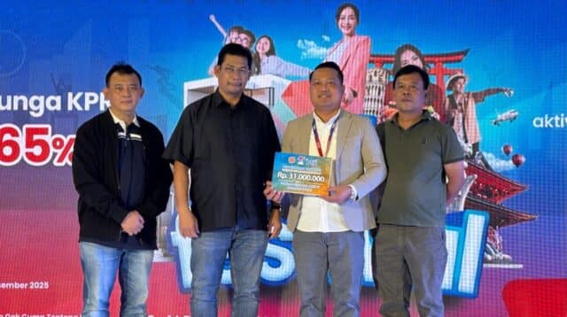 Penyerahan Donasi REI Kalbar untuk Korban Bencana Sumatra dalam Momentum HUT KPR ke-49