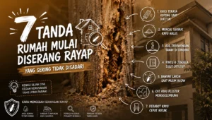 7 Tanda Rumah Mulai Diserang Rayap yang Sering Tidak Disadari