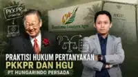 Ilustrasi terkait Perizinan PT Hungarindo yang dipersoalkan atas PKKPR dan status HGU perusahaan.