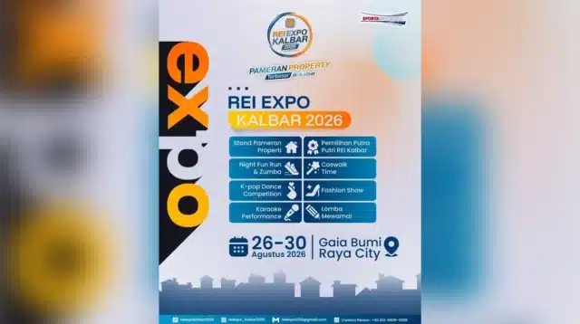 REI Expo Kalbar menghadirkan pilihan hunian dan informasi KPR bagi masyarakat Kalimantan Barat